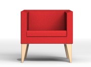 Fauteuil Punta pieds bois