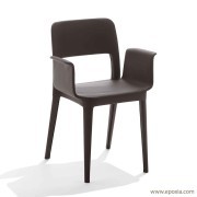 Fauteuil visiteur en cuir ou simili-cuir Nenè modèle PR-CF