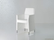 Fauteuil de réunion Web Longue en cuir