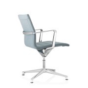 Fauteuil de réunion Valea, pivotant, revêtement tissu