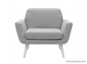 Fauteuil 1 place Scope style scandinave