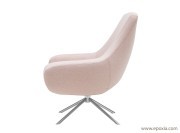 Fauteuil accueil Noomi, pieds croix