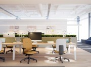 Chaise de bureau pivotante rembourrée