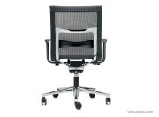 Fauteuils de travail Una Plus résille graphite avec soutien lombaire