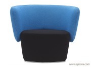 Fauteuil Venice bicolore