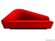 Canapé Verlaine rouge