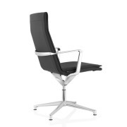 Fauteuil de réunion Valea Soft, pivotant, réglable en hauteur, dossier moyen, revêtement en tissu