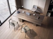 Fauteuils de réunion Adio finition taupe