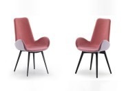 Dalia, fauteuil dossier haut pieds bois