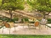 Chaises et fauteuils de jardin en bois Twins