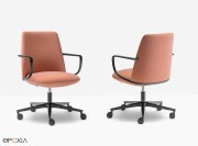 Fauteuil de réunion Elinor, dossier bas