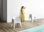 Fauteuils outdoor Voxel par Karim Rashid pour Vondom