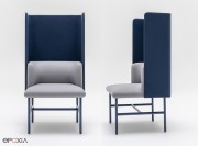 Fauteuils dossier haut Agora