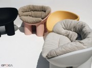 Fauteuils lounge indoor ou outdor Roly Poly , avec coussin (option)