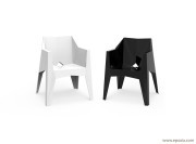 Fauteuils polycarbonate brillant Voxel