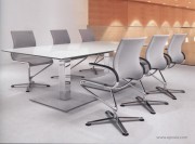 Fauteuils réunion blanc Riola