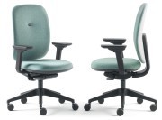 Fauteuils de bureau Alaia avec accoudoirs