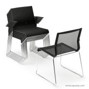 Fauteuils visiteur Stick empilables
