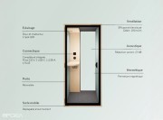 Fiche technique cabine Essentielle 1 personne