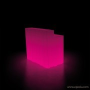 FROZEN bar  lumineux rose outdoor 