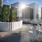 Mobilier outdoor Frozen : bar table et tabouret de bar