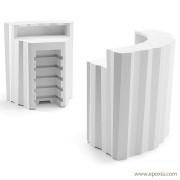 Bar lumineux outdoor Frozen module d'angle