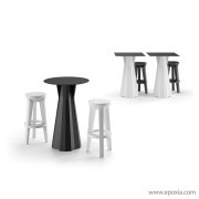 Ensemble table haute et tabouret FROZEN  outdoor