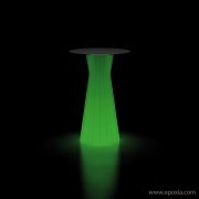 FROZEN table haute lumineuse outdoor vert