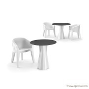 Ensemble table et chaise FROZEN outdoor
