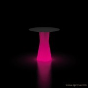 FROZEN table lumineuse outdoor rose