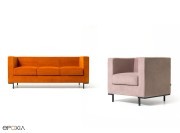 Canapé et fauteuil Hall par Diemme