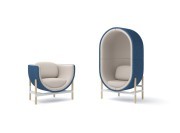 Fauteuil Capsule Lounge et Capsule acoustique