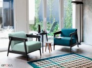 Fauteuil Brick piètement quatre pieds
