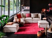 Collection Ghost, canapé et poufs