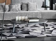 Table basse Gray grise en chêne