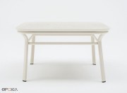 Table basse full white Grâce