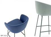 Tabouret haut Grâce, détail structure