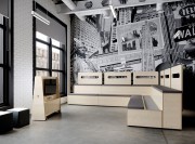 Gradins modulables Tier, exemple de configuration