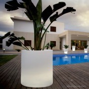 Grand pot lumineux Cilindro Llum blanc