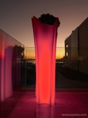 Grand pot lumineux led RGB Alma