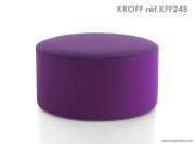 Grand pouf Kroff bicolore