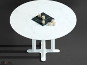 Grande table ronde Petal Big 4