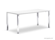 Table de réunion Client avec pieds carrés en métal