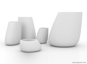 Grands pots déco Stone