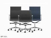 Collection de fauteuils Direction Una Management, mécanique oscillante