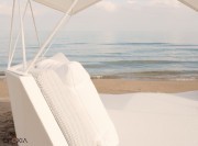Détail dossier bain de soleil Iglu