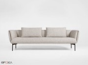 Sofa 3 places Impression sur base 01