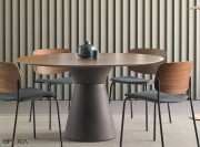Chaises de réunion Aryn Wood bois et tissu