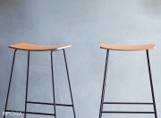Design minimaliste pour les tabourets de bar Tao
