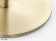 Détail de la base ronde Inox, or